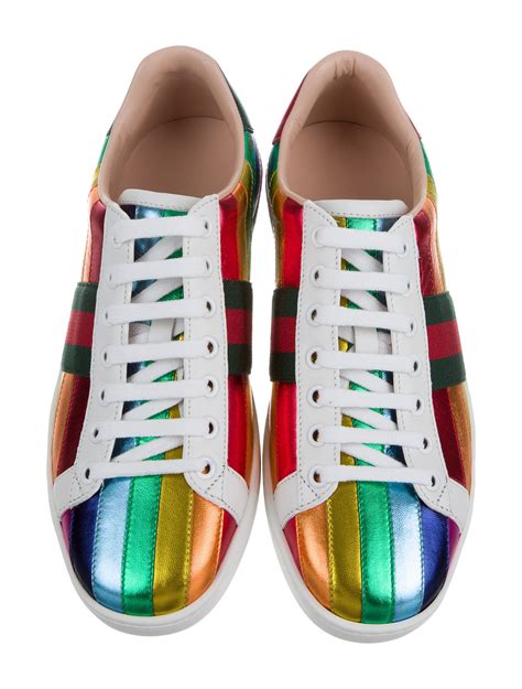 gucci rainbow sneaker